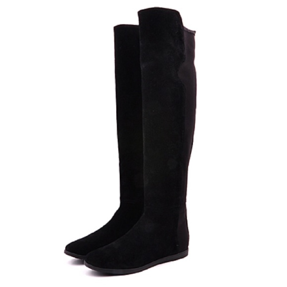 Nine west suede over the knee boots black